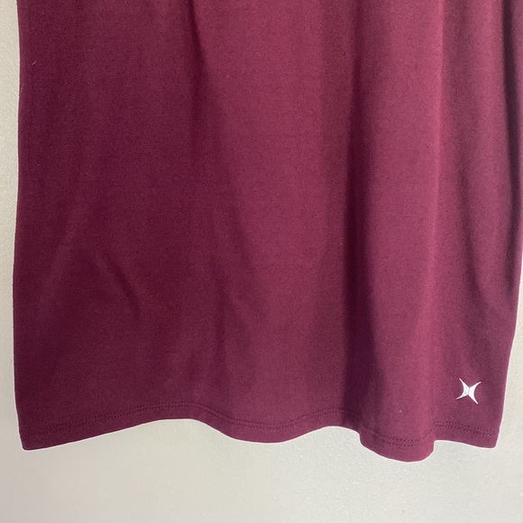 Express EXP CORE Performance Workout Tank - Maroon & Black - XS - Picture 3 of 7